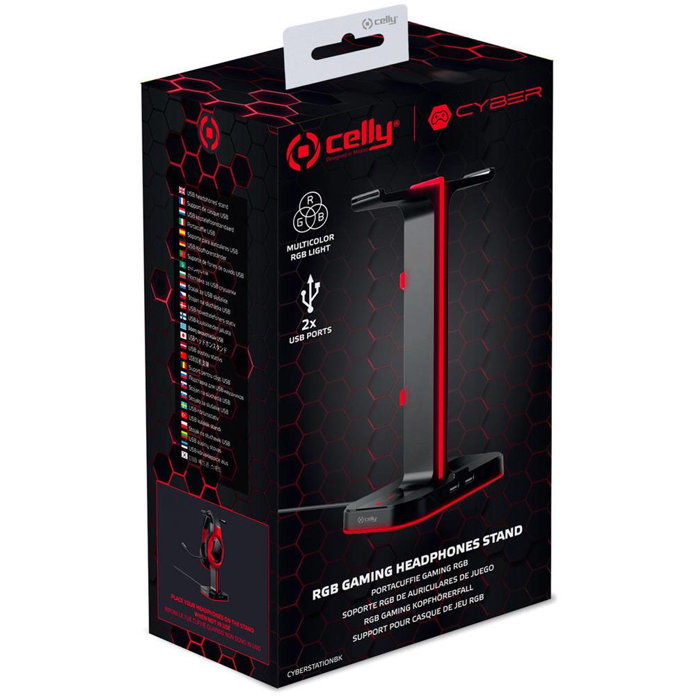 Supporto Per Cuffie Da Gioco Rgb 2xusb - Foto 9