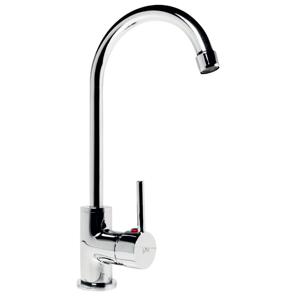 Miscelatore Monoforo Ottone Per Lavello Cucina Berlino Erogazione Orientabile - Foto 2