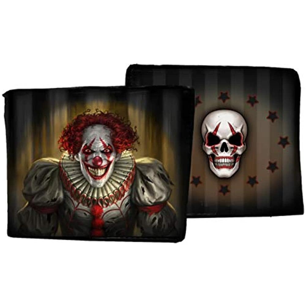 Evil Clown James Ryman Portafoglio 10 Cm Rosso, Pu - Foto 1