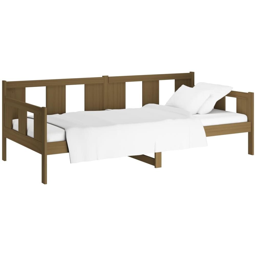 Dormeuse In Legno Massello Di Pino Miele 90x190 Cm - Foto 3