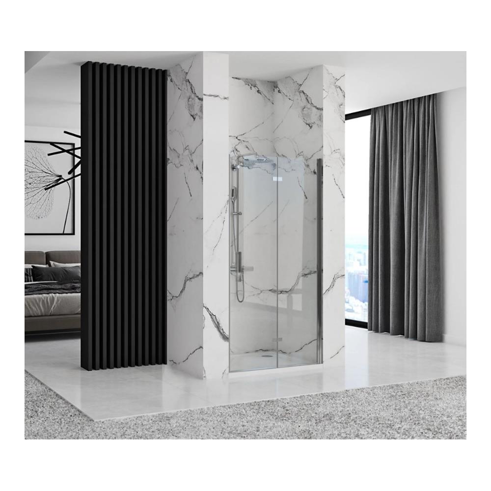 Porta Doccia Rea Molier Chrome 80 + Profilo - Foto 2