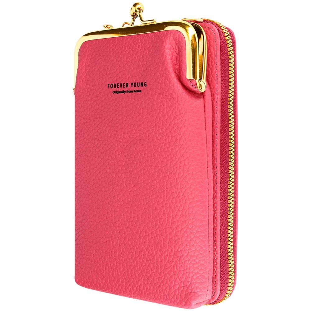Pochette A Tracolla Per Smartphone In Similpelle Martellata Multi-scomparto - Foto 2