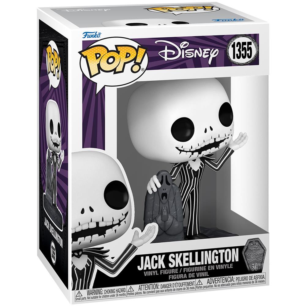 Nightmare Before Christmas 30th Pop! Disney Vinyl Figure Jack W /gravestone - Foto 2