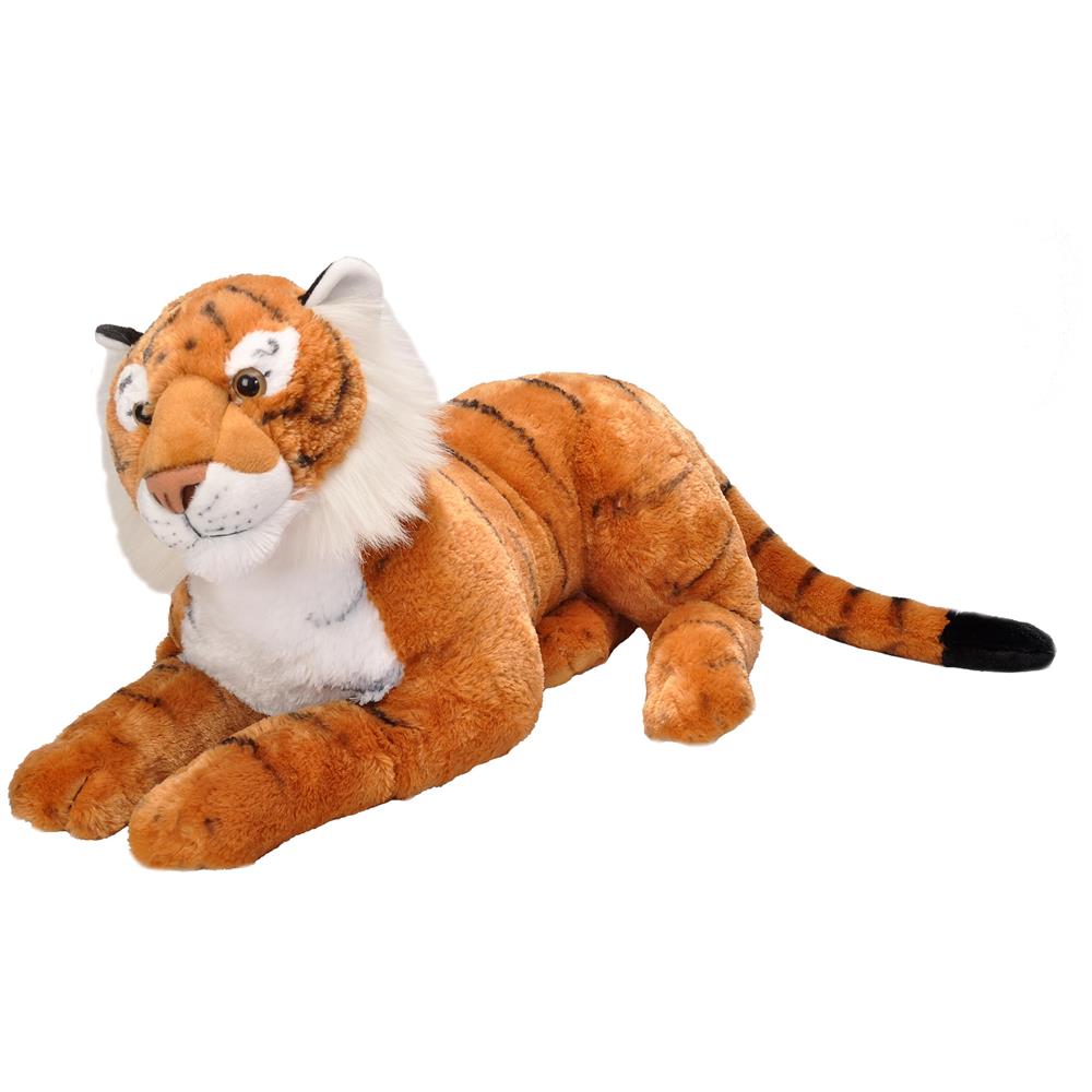 Jumbo Tiger Peluche, Animale Farcito Gigante, Peluche, Regali Per Bambini, 30 Pollici - Foto 2