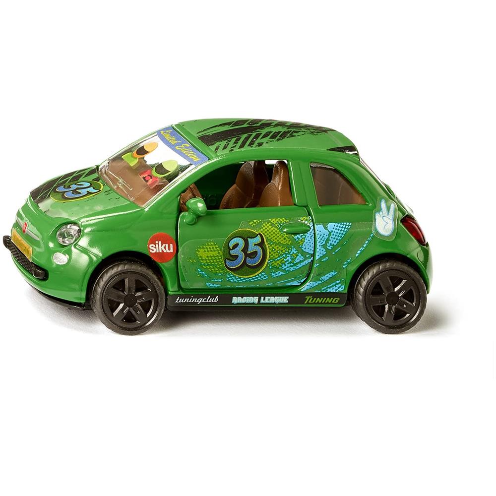 6506, Modellino Style My Craftwork, Fiat 500 Adventure, Macchinina, Metalloplastica, Verde, Incluso Foglio Di Adesivi Per La Progettazione Personalizzata, Porte Apribili - Foto 1