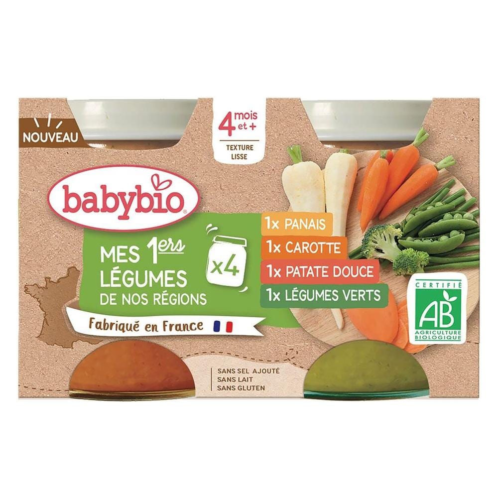 Vasetti Piccoli Bio 4x130g Le Mie Prime Verdure Delle Nostre Regioni Dai 4 Mesi - Verde - Foto 1