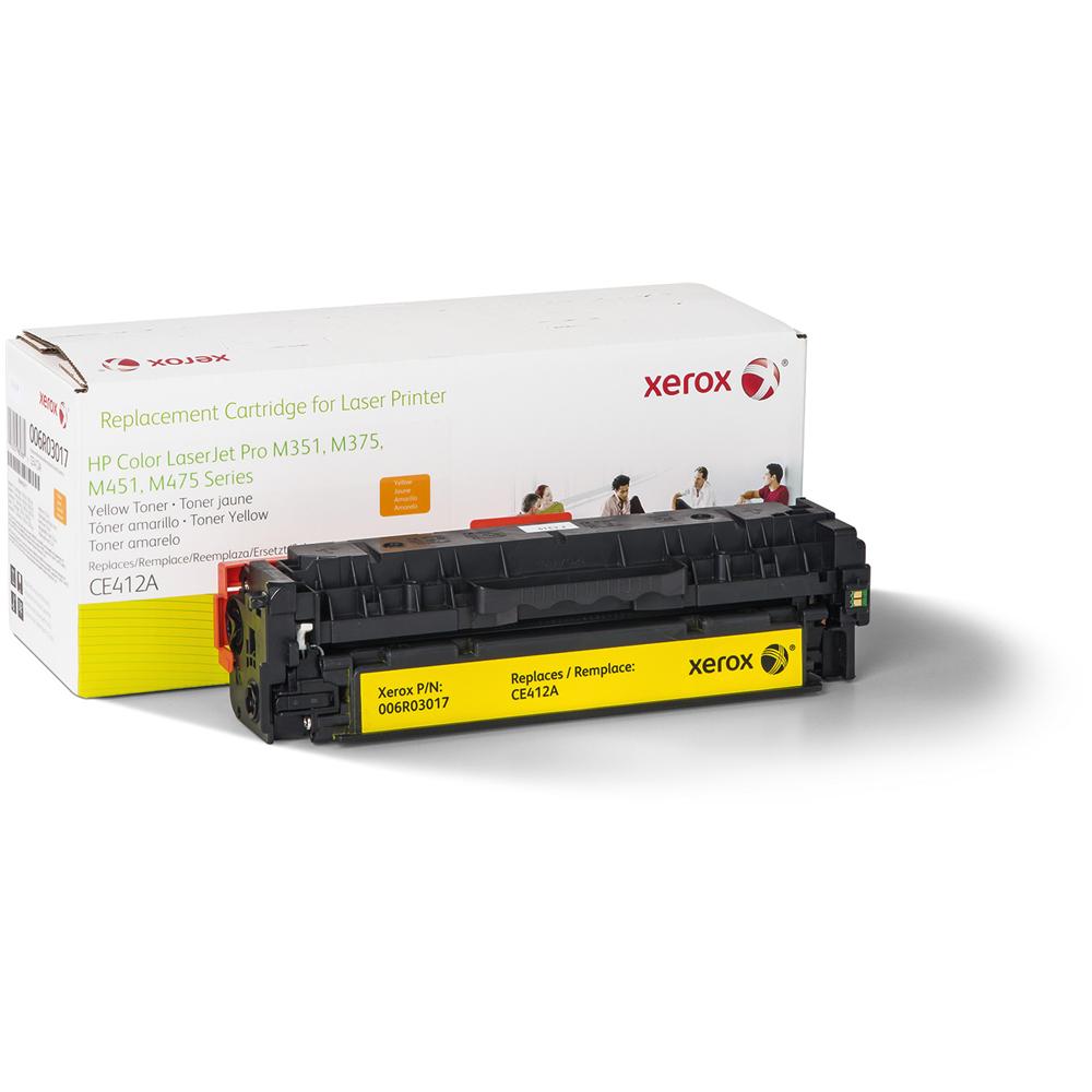 TONER COMPATIBILE - 006R03017  per CE412A Giallo per LaserJet M451 Capacità 2600 Pagine - Foto 1