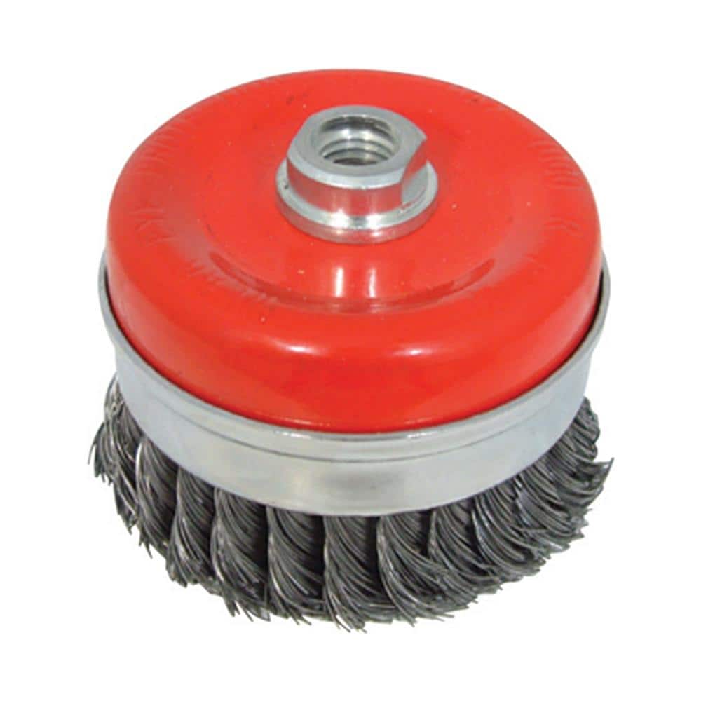 303859 Spazzola A Tazza In Acciaio A Filo Ritorto 100 Mm - Foto 1