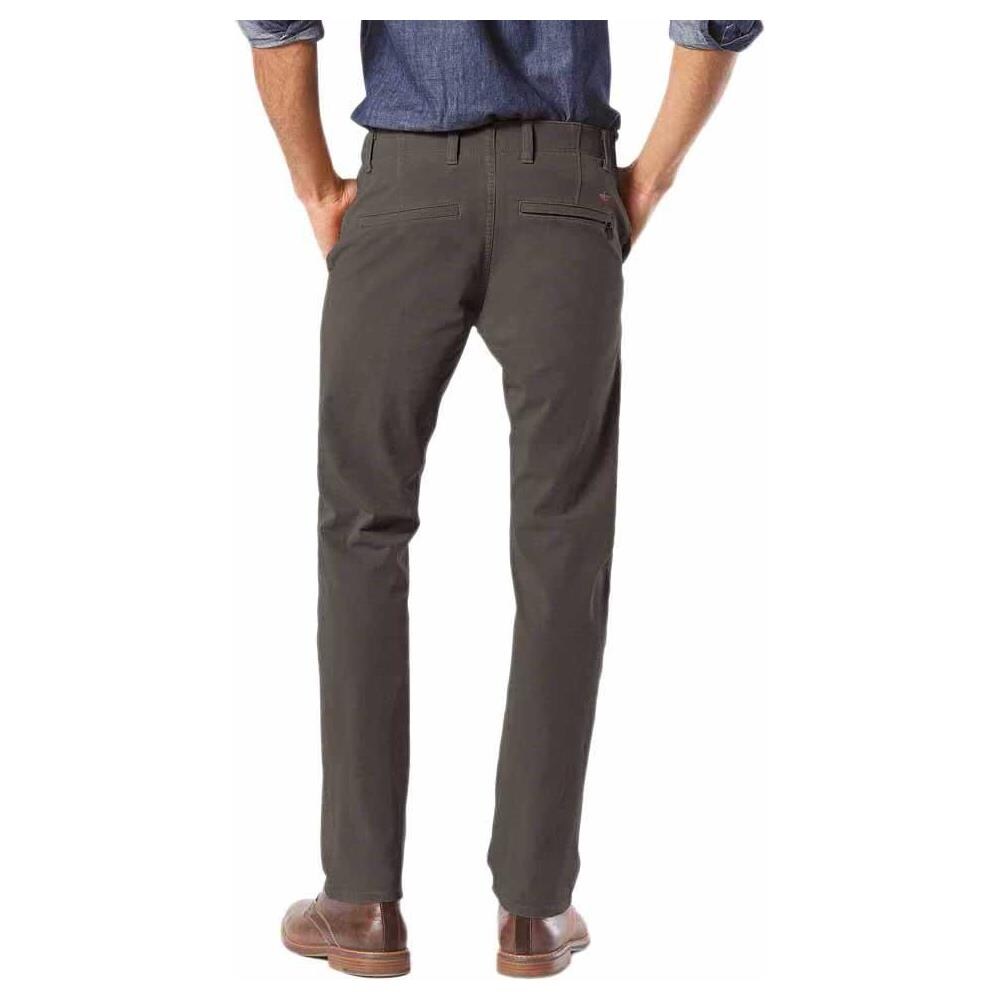 Pantaloni Alpha Khaki Smart 360 Flex Slim Tapered L30 Abbigliamento Uomo W34-l30 - Foto 2