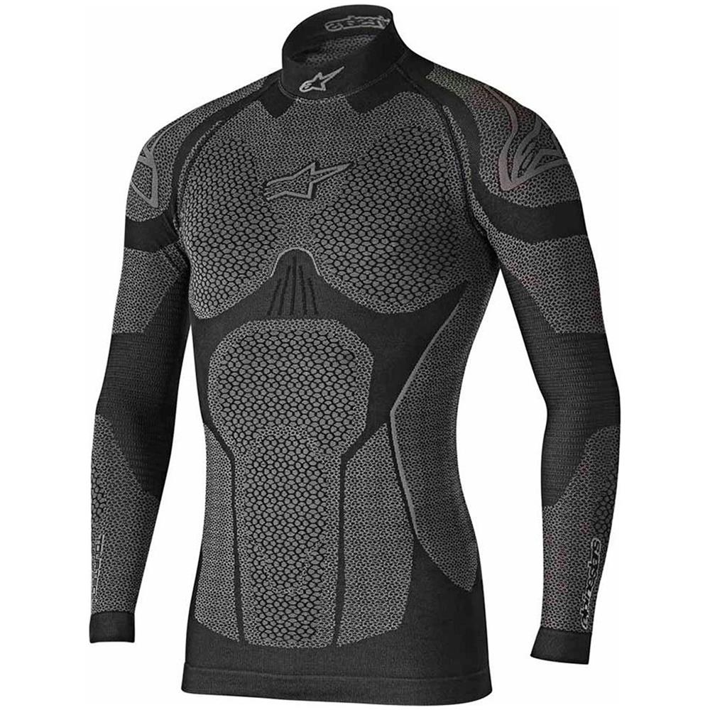 Maglia Intima Termica A Maniche Lunghe Ride Tech Winter Nero Grigio (m / l, Grigio) - Foto 1