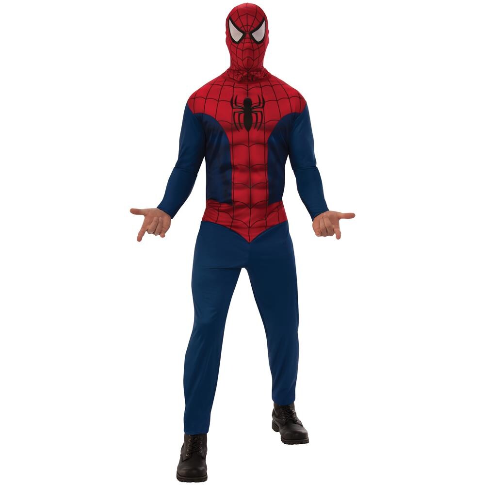 Costume Classico Spiderman Per Adulto - Taglia: Large - Foto 1