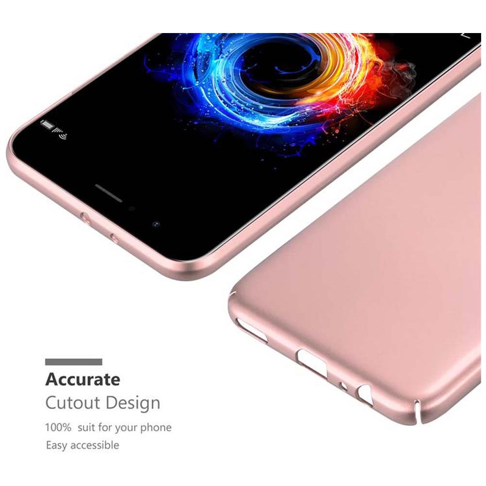 Custodia Compatibile Con Honor 8 Pro In Oro Rosa Metallo - Hard Case Coperchio Protettivo In Look Metallico Contro I Graffi E Gli Urti - Foto 5