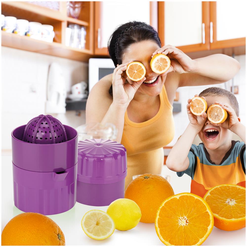 Spremiagrumi verde, spremiagrumi per arance, spremiagrumi - Prodotto in Germania | viola - Foto 3