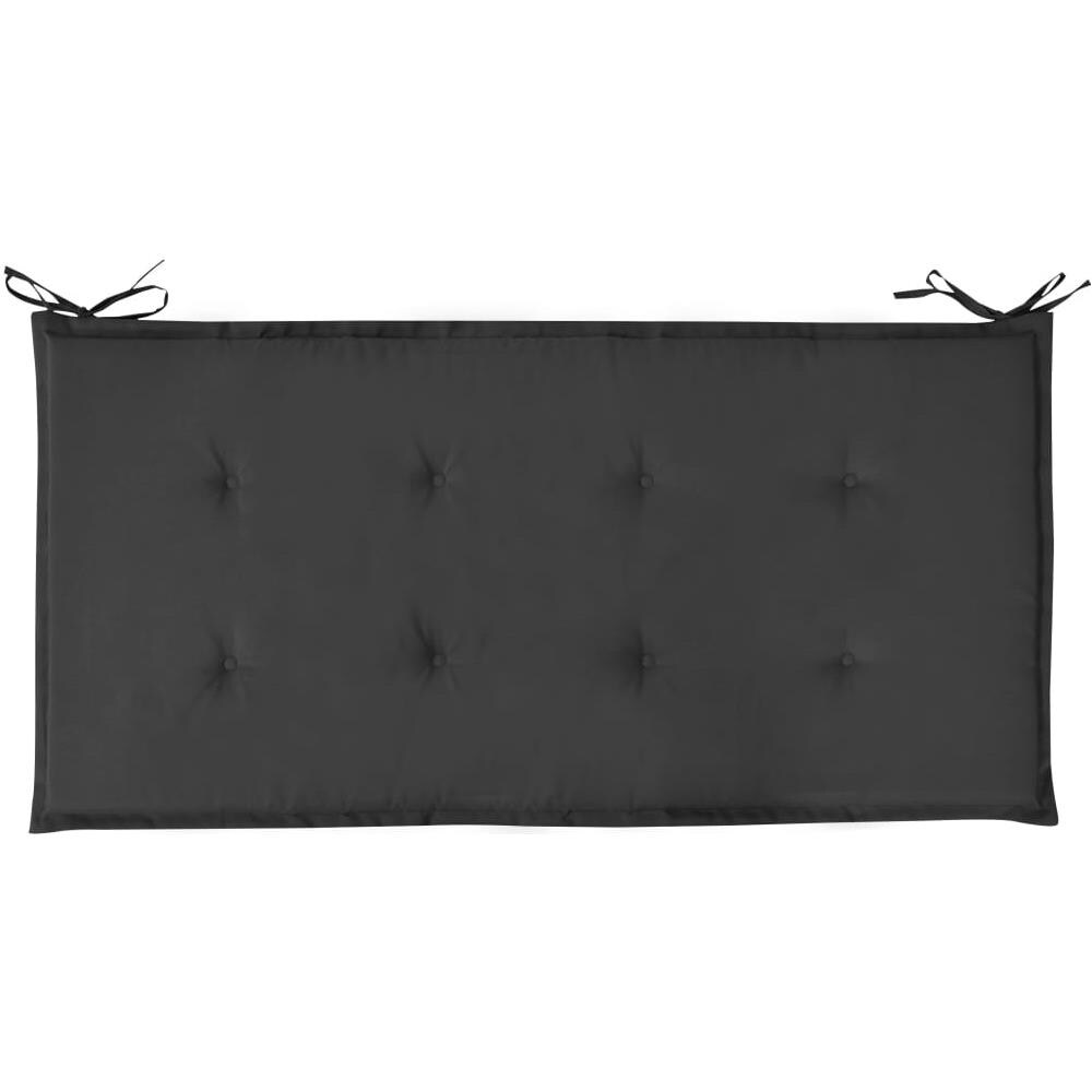 Cuscino per Panca da Giardino Nero 120x50x4 cm - Foto 2