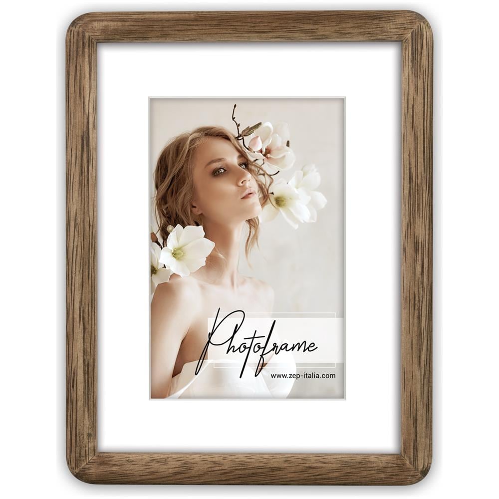Gressan 15x20 / 20x30 Holzrahmen m. Passepartout BC23P - Foto 1