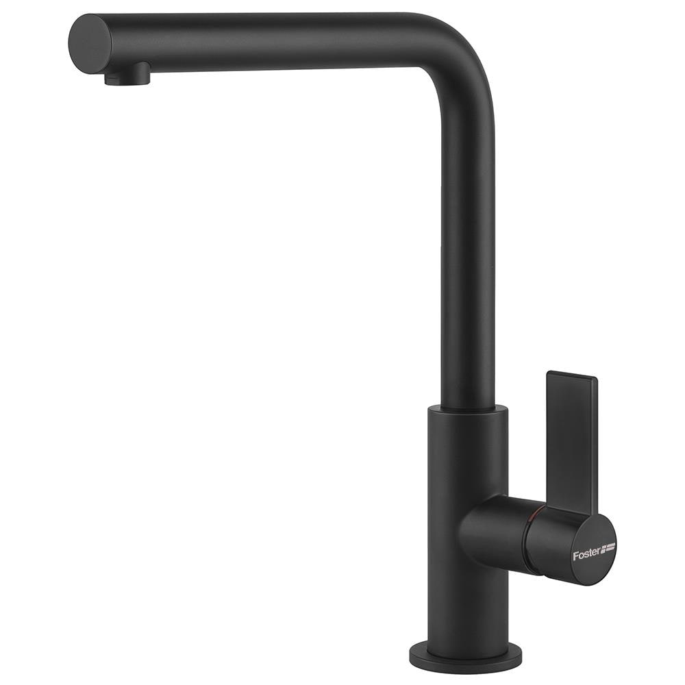 Miscelatore da Cucina Omega con Bocca Girevole Rotazione a 360° e Cartuccia a Dischi Ceramici Colore Nero Matt - Foto 1