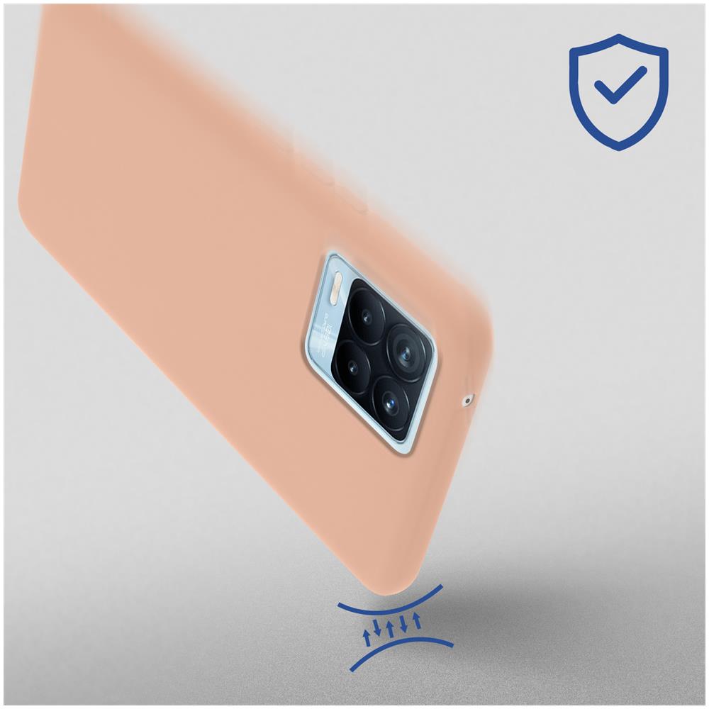 Cover Realme 8 / 8 Pro Flessibile Antiurto Opaca Rosa - Foto 5