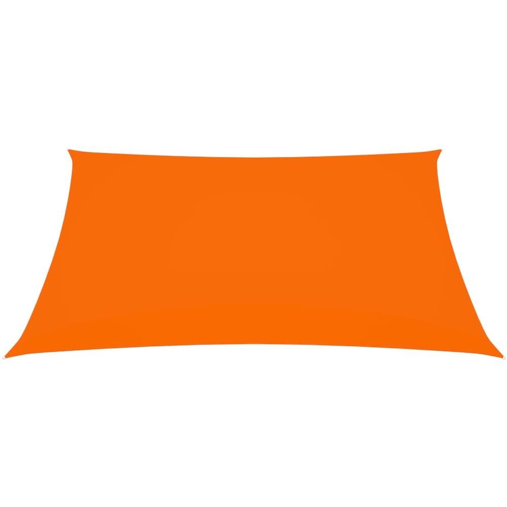 Parasole a Vela Oxford Rettangolare 2,5x3 m Arancione - Foto 1