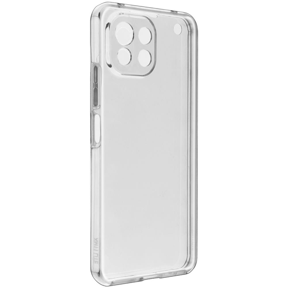 Cover Xiaomi Mi 11 Lite E Lite 5g Retro Rigido Fronte Flessibile Trasparente - Foto 2