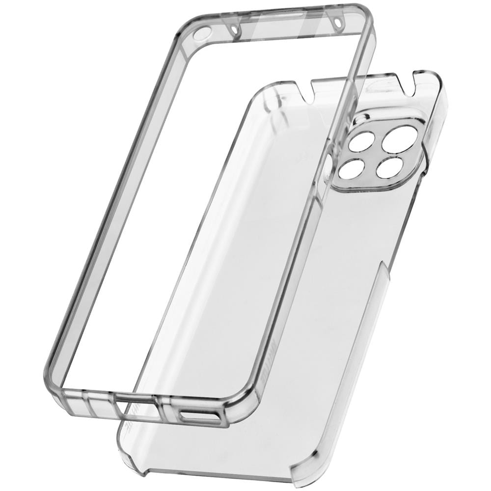 Cover Xiaomi Mi 11 Lite E Lite 5g Retro Rigido Fronte Flessibile Trasparente - Foto 1