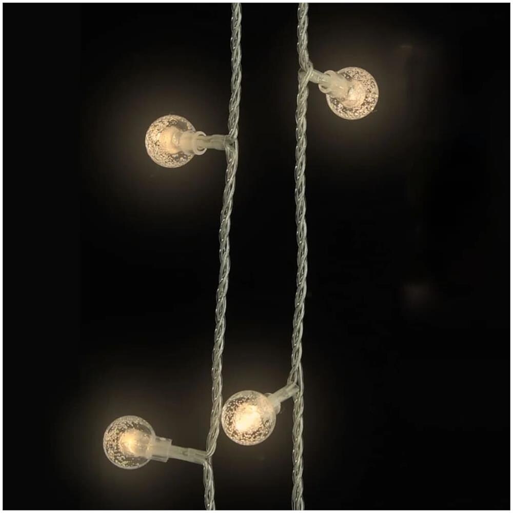 Filo di Luci Sferiche 20m 200 LED Bianco Caldo 8 Funzioni - Foto 2