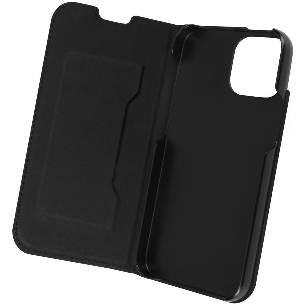 Custodia Iphone 13 Pro Max Portacarte Supporto Video Nera - Foto 1
