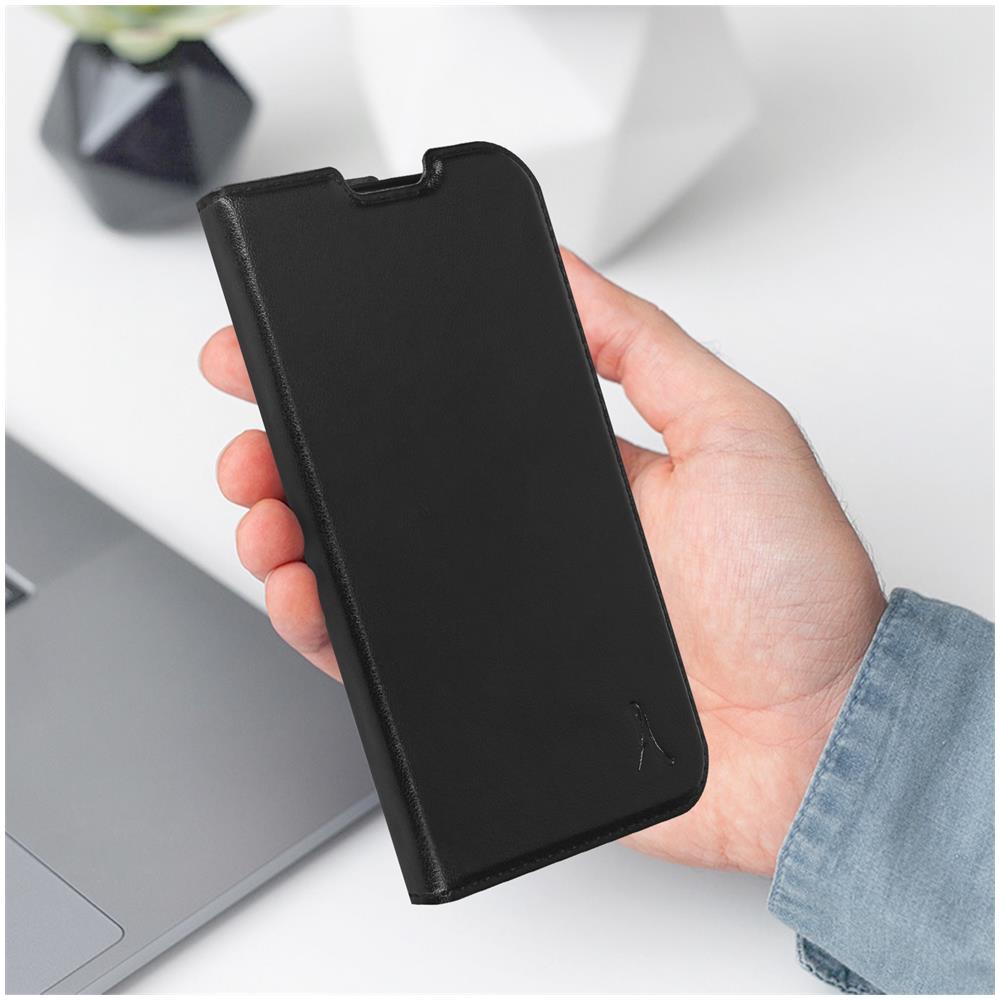 Custodia Iphone 13 Pro Max Portacarte Supporto Video Nera - Foto 2
