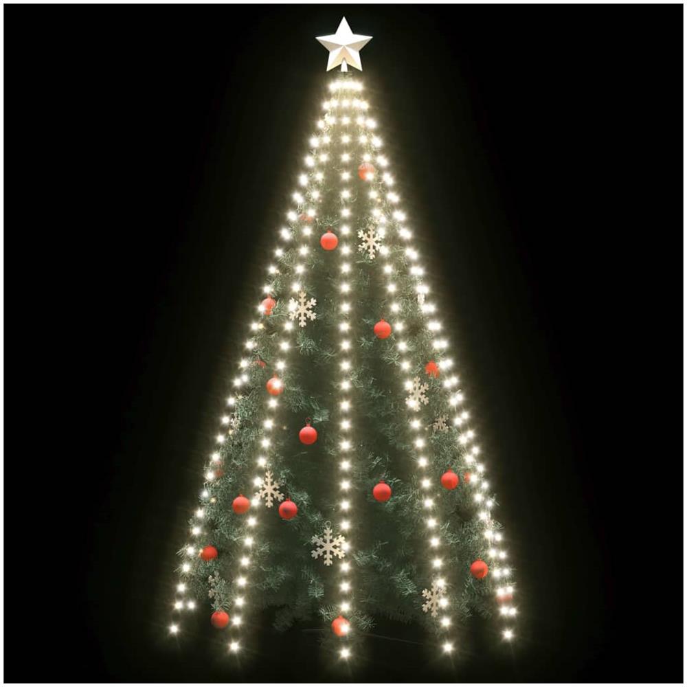 Rete di Luce per Albero di Natale 250 LED Bianco Freddo 250 cm - Foto 3