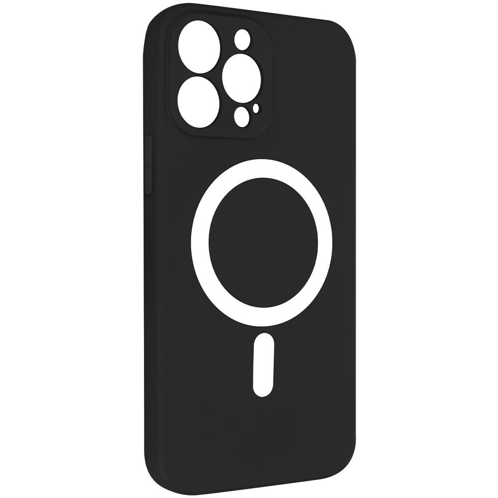 Cover Magsafe Per Iphone 13 Pro Max Soft-touch Bordi Rialzati Anti-shock Nera - Foto 5