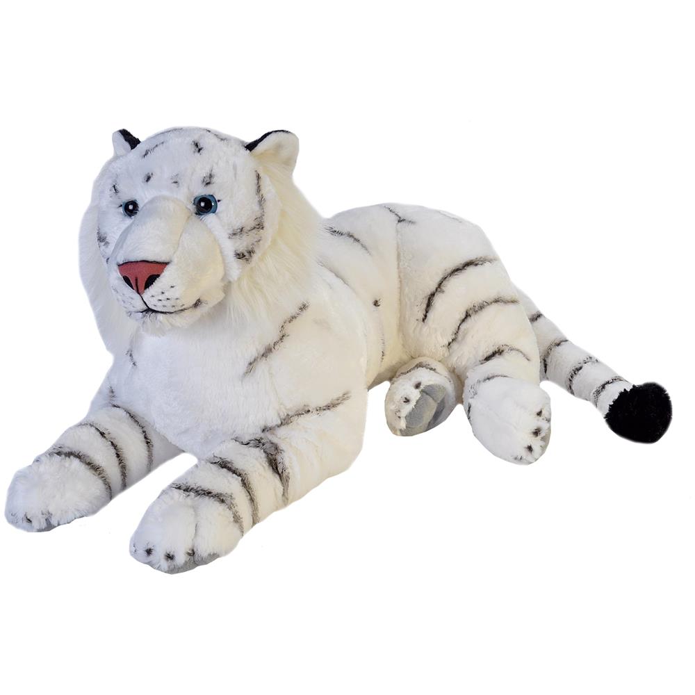Jumbo White Tiger Peluche, Animale Farcito Gigante, Peluche, Regali Per Bambini, 30 (19548) - Foto 2