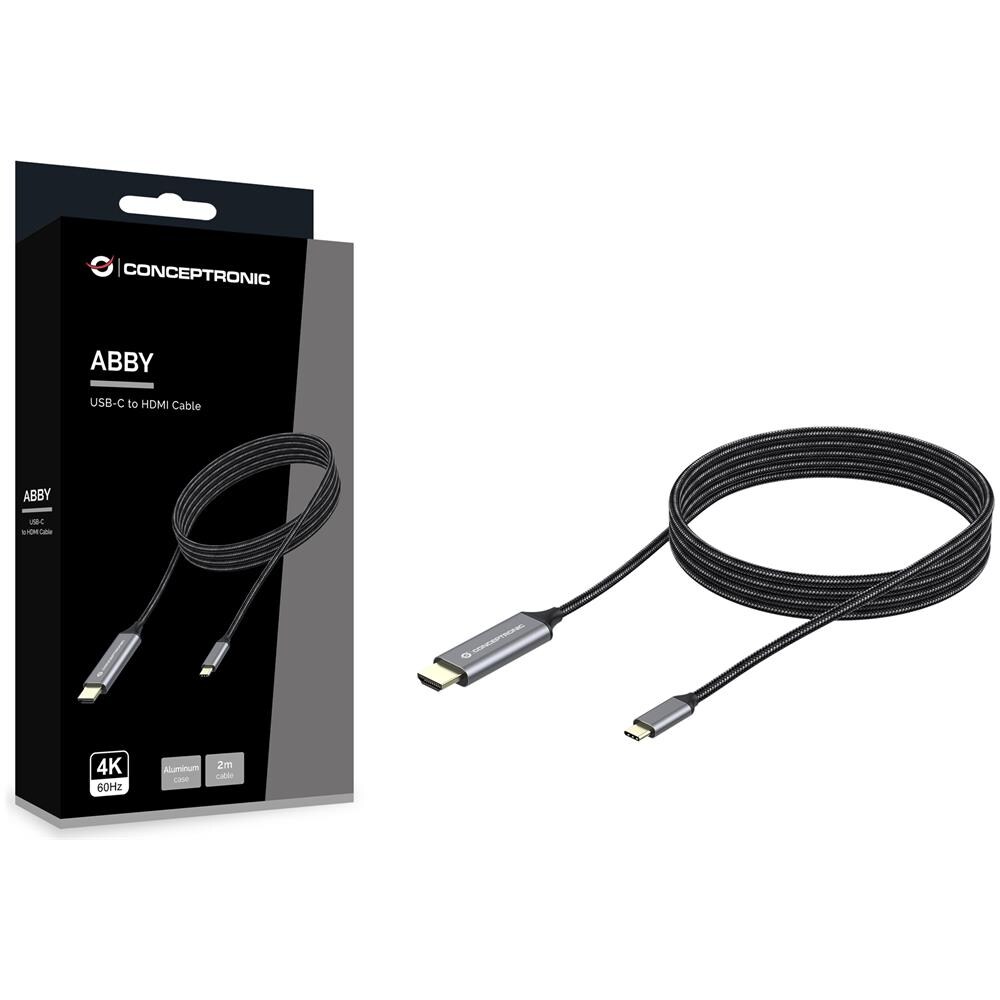 USB-C TO HDMI CABLE MALE TO MALE 4K - Foto 2