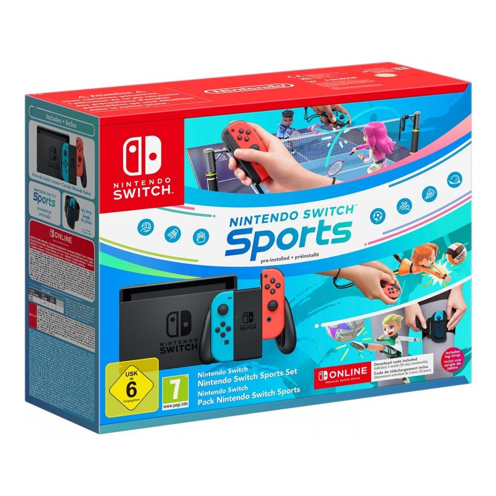 Switch Sports Set console da gioco portatile 15,8 cm (6.2") 32 GB Touch screen Wi-Fi Blu, Grigio, Rosso - Foto 1