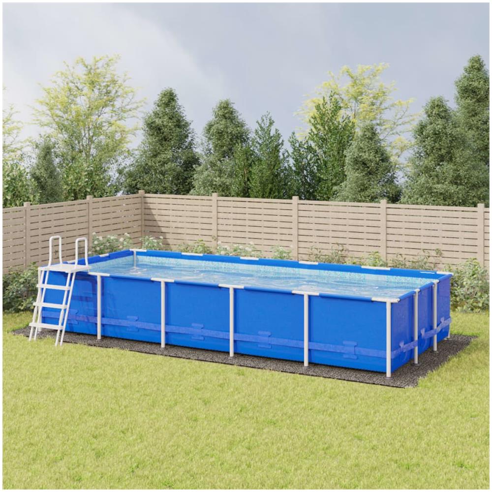 Telo Sotto Piscina Grigio Chiaro 999x500 Geotessile Poliestere - Foto 1