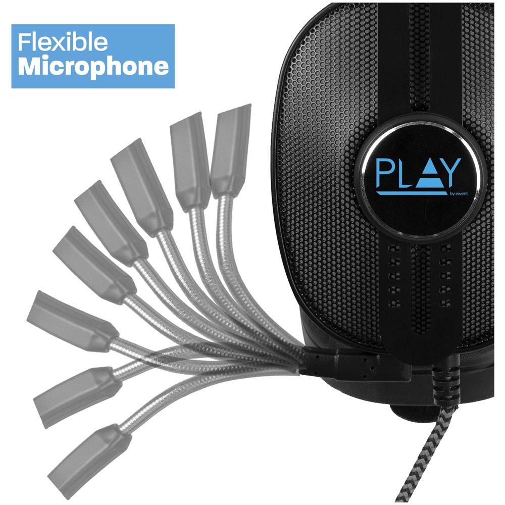 Play PL3321 Auricolare Cablato A Padiglione Giocare Nero - Foto 2