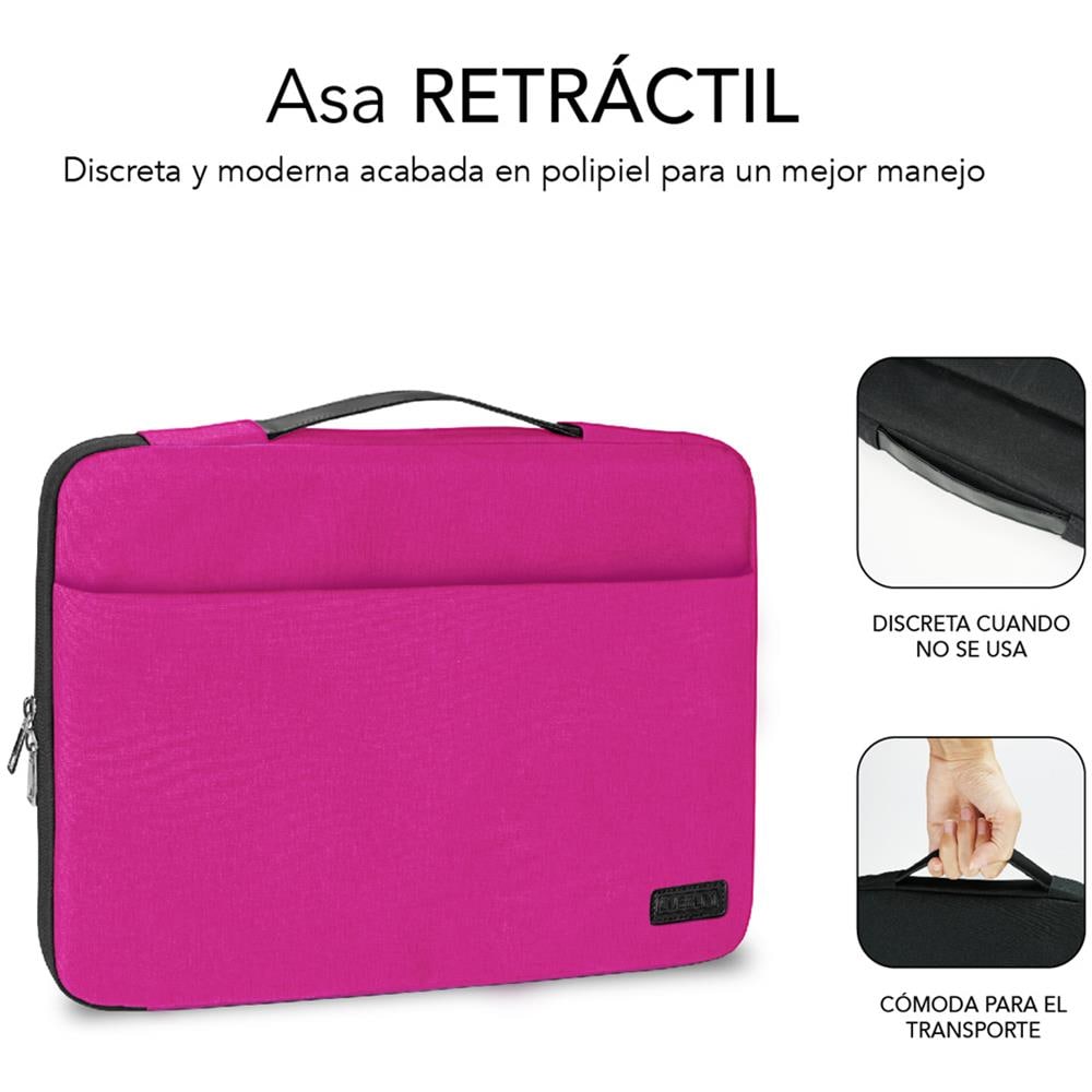 SUB-LS-0TS0101 borsa per laptop 39,6 cm (15.6") Custodia a tasca Rosa - Foto 3