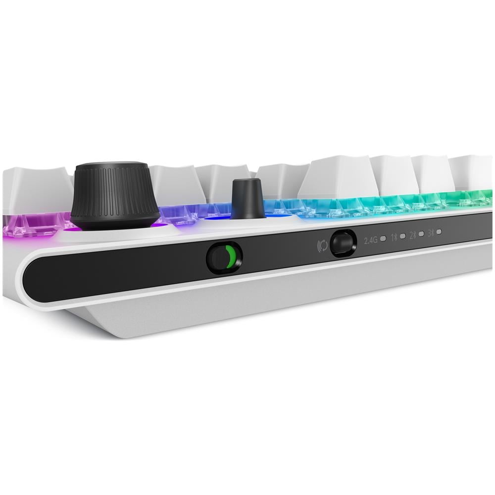 Tri-Mode AW920K Tastiera Gaming USB + RF Wireless + Bluetooth Layout Inglese US Bianco - Foto 9