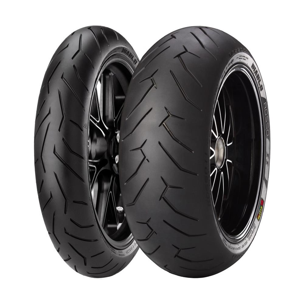 Pneumatico Radiali Moto 180/55zr17 73w Diablo Rosso 2 - Foto 1