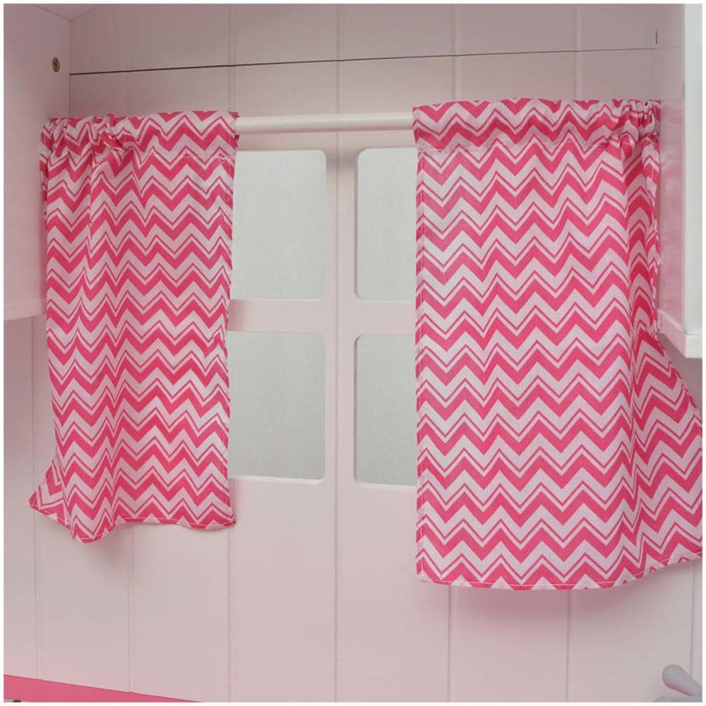 Cucina Giocattolo in Legno 82x30x100 cm Rosa e Bianca - Foto 2