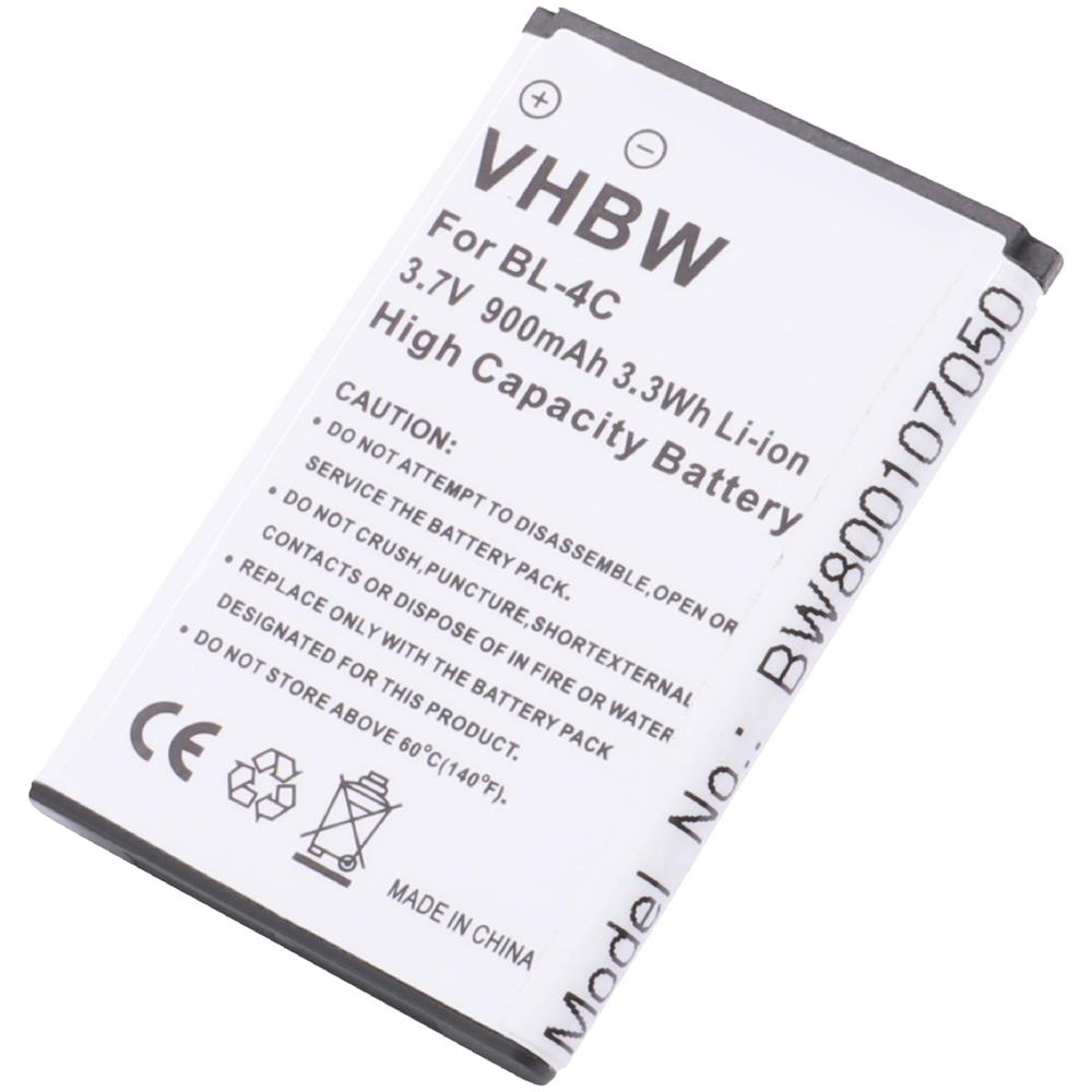 Li-ioni Batteria 900mah (3.7v) Per Cellulare, Smartphone Blu Gol, Kick, Samba Elite, Samba Mini, Samba Q, Tv2go, Tv2go Lite Come Bba-07, Bk-bl-4c - Foto 1
