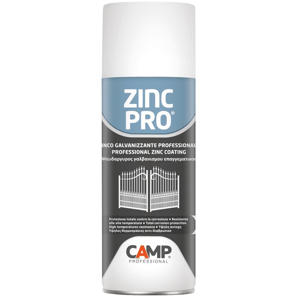 Zinc Pro 400 Ml Spray - Zinco Galvanizzante Spray Per Zincare E Proteggere Qualsiasi Superficie O Manufatto Ferroso - Foto 2