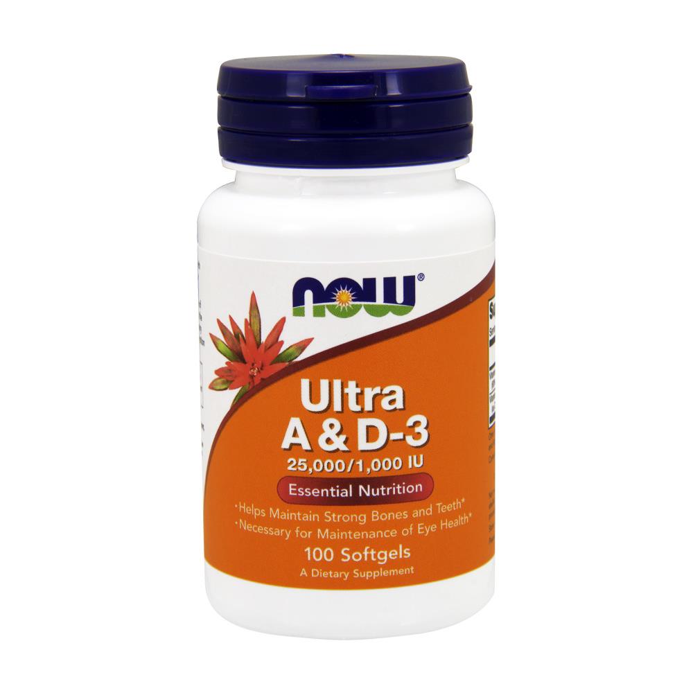 Ultra A & D3 25,000 1,000 Iu 100 Softgels - Vitamine - Foto 1