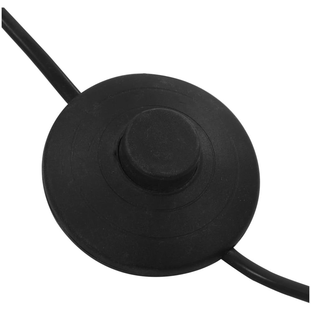Lampada Da Terra 200 Cm 5 Bulbi E14 Nero E Oro - Foto 8