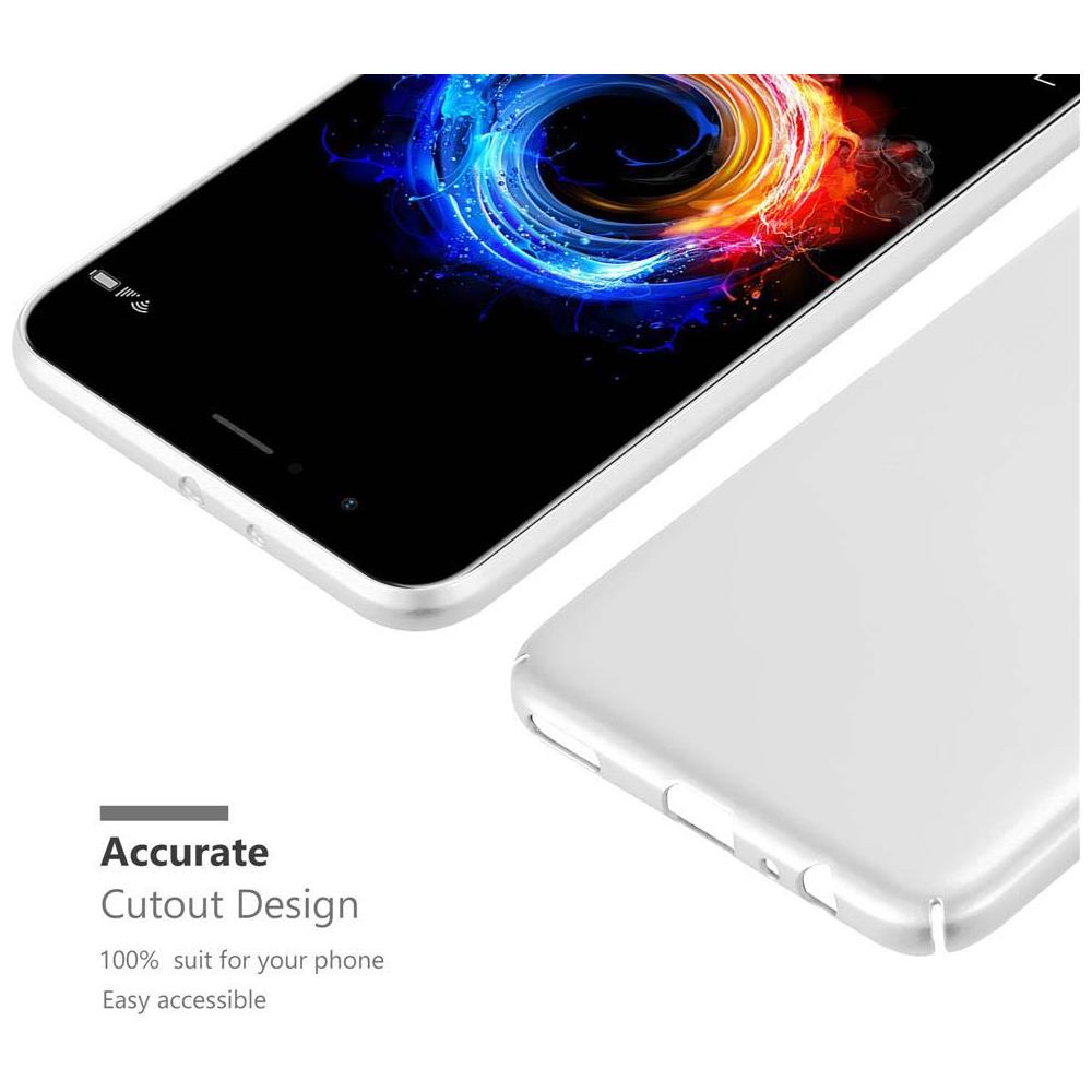 Custodia Compatibile Con Honor 8 Pro In Argento Metallo - Hard Case Coperchio Protettivo In Look Metallico Contro I Graffi E Gli Urti - Foto 5