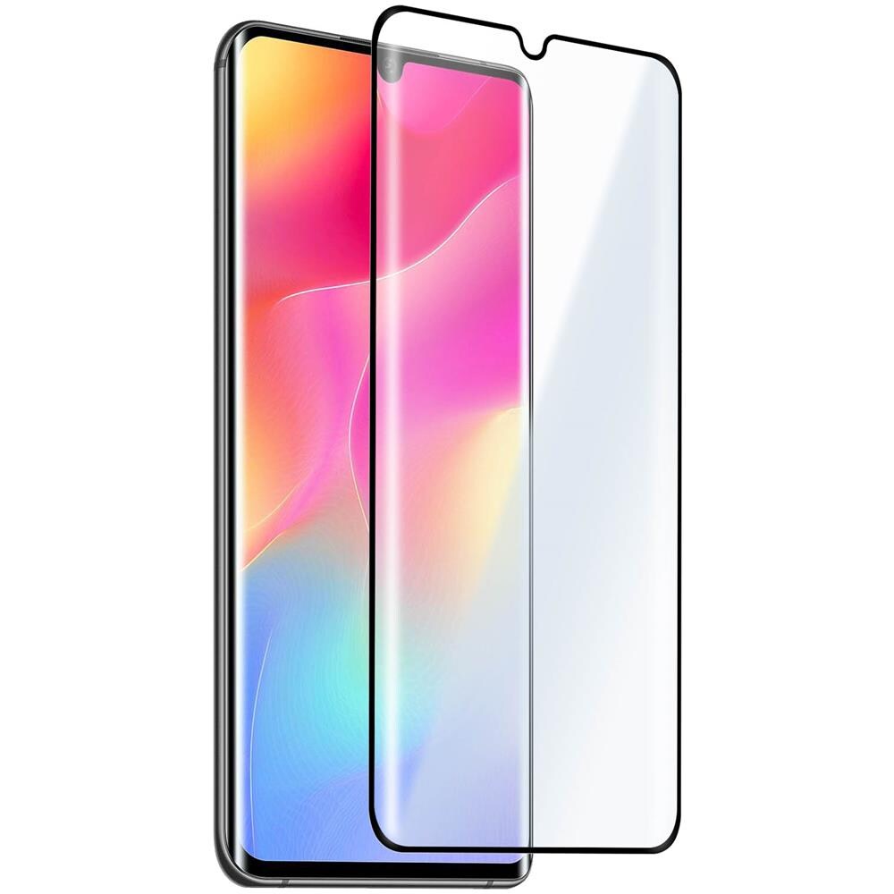 Vetro Temperato Xiaomi Mi Note 10 Lite Bordi Curvi Full Antiurto Contorno Nero - Foto 1