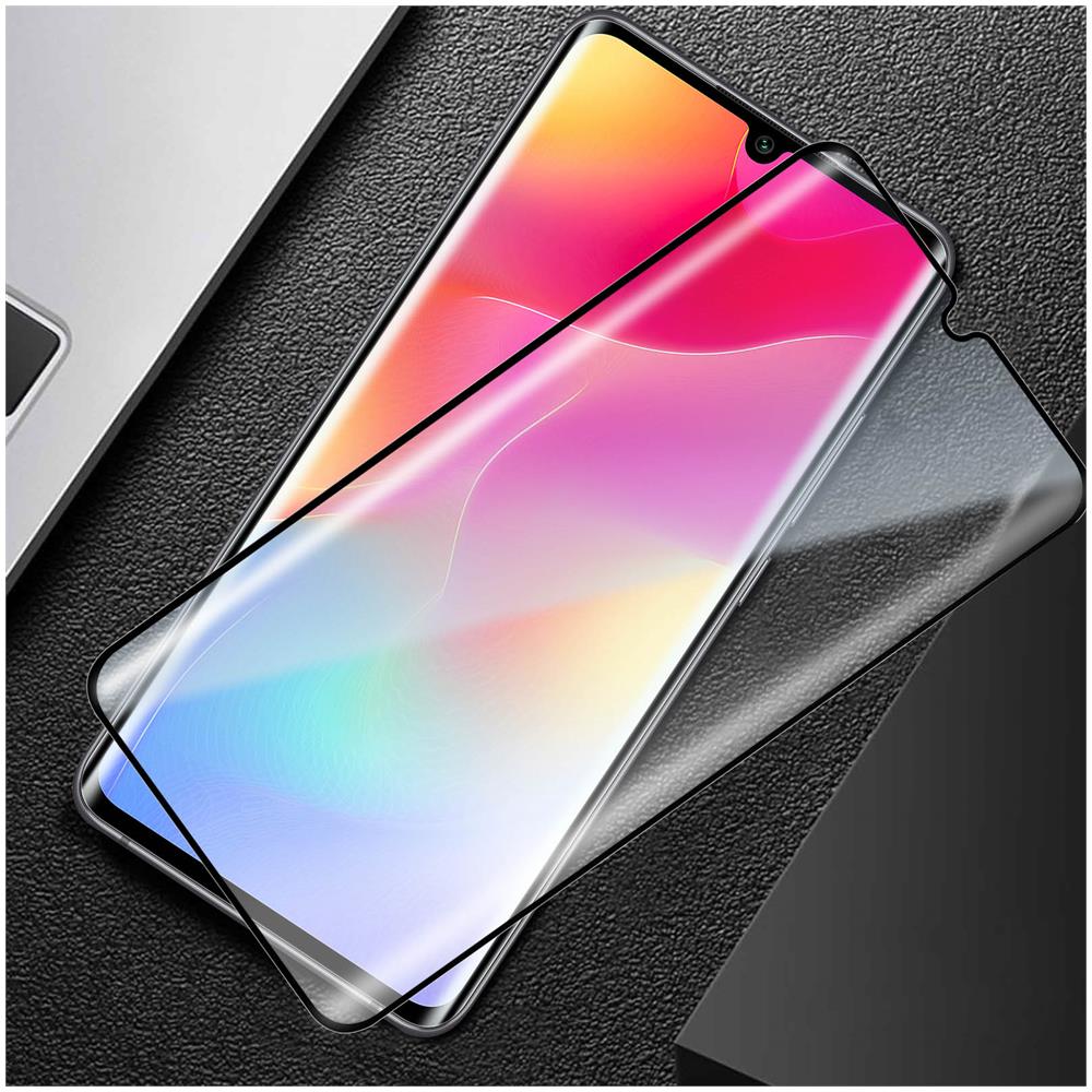 Vetro Temperato Xiaomi Mi Note 10 Lite Bordi Curvi Full Antiurto Contorno Nero - Foto 2