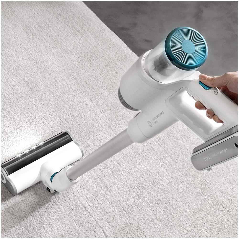 Aspirapolvere Senza Filo 3 in 1: Verticale con Motore Digitale brushless autonomia 50 min. Scopa e Mano Cecotec Aspirapolverer Scopa Rockstar 200 Vital Potenza 330 W 20 KPA 