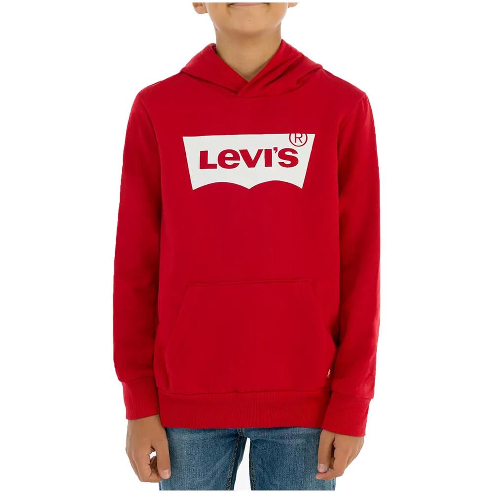 Felpa Da Ragazzi Con Cappuccio Batwing Screenprint Rossa Taglia 12 A Codice 9e8778-r1r - Foto 1