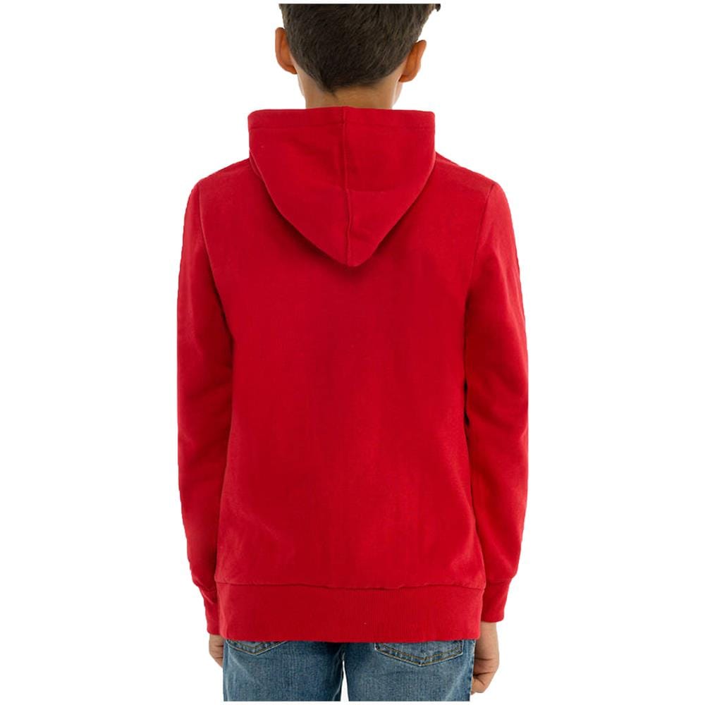 Felpa Da Ragazzi Con Cappuccio Batwing Screenprint Rossa Taglia 12 A Codice 9e8778-r1r - Foto 2