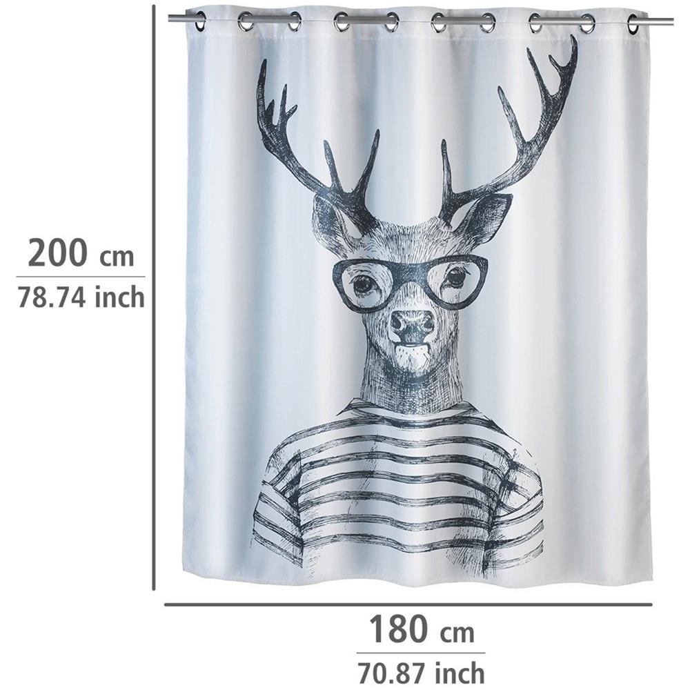 Tenda Doccia Mr Deer, Tessile, 180x200 Cm, Venko - Foto 2