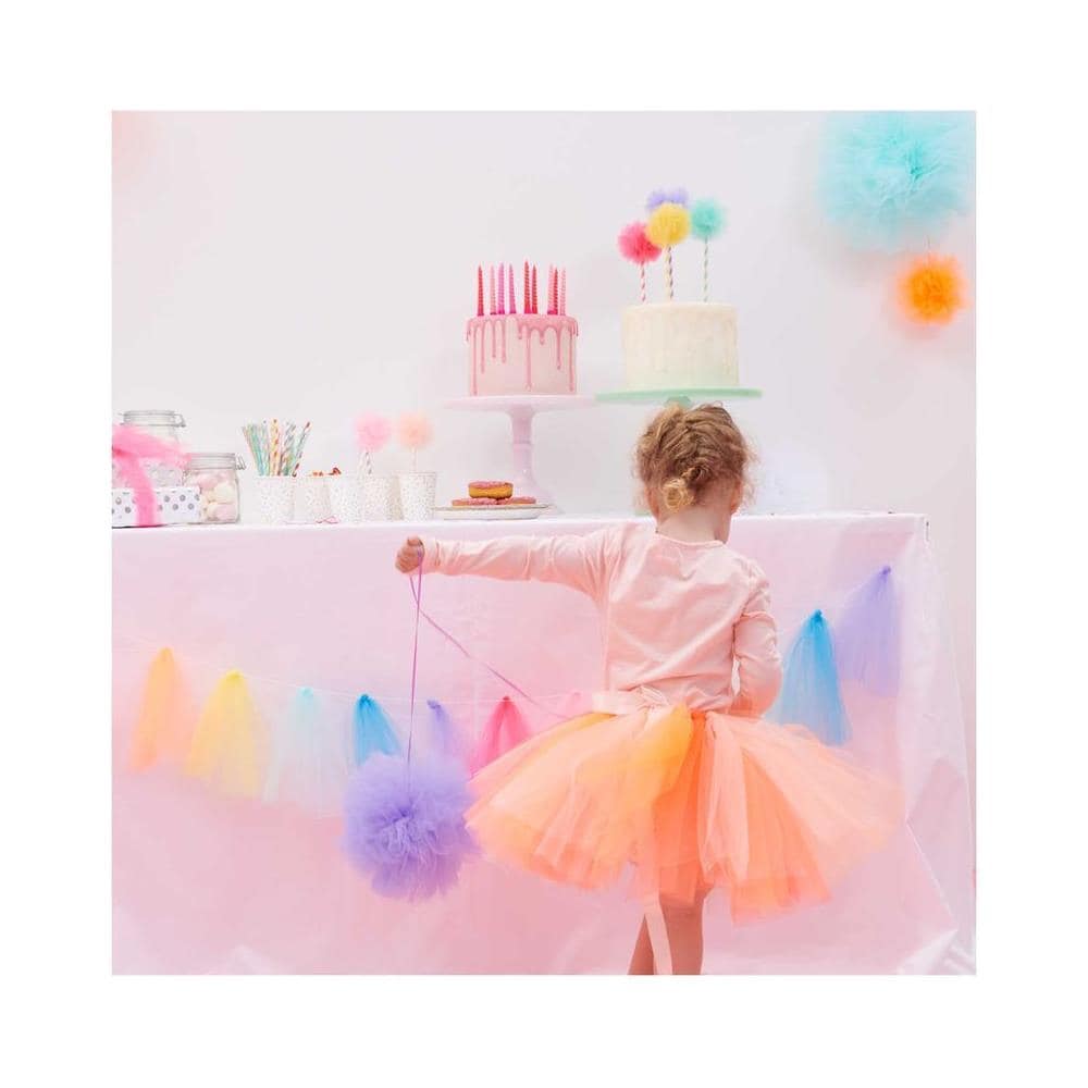 Tulle Lilla - 5 M Rotolo - Foto 1